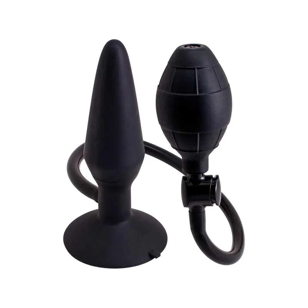 Seven Creations Inflatable Butt Plug φουσκωτό πρωκτικό plug σιλικόνης με χειροκίνητη αντλία μεσαίο μέγεθος
