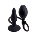 Seven Creations Inflatable Butt Plug φουσκωτό πρωκτικό plug σιλικόνης με χειροκίνητη αντλία μικρό μέγεθος