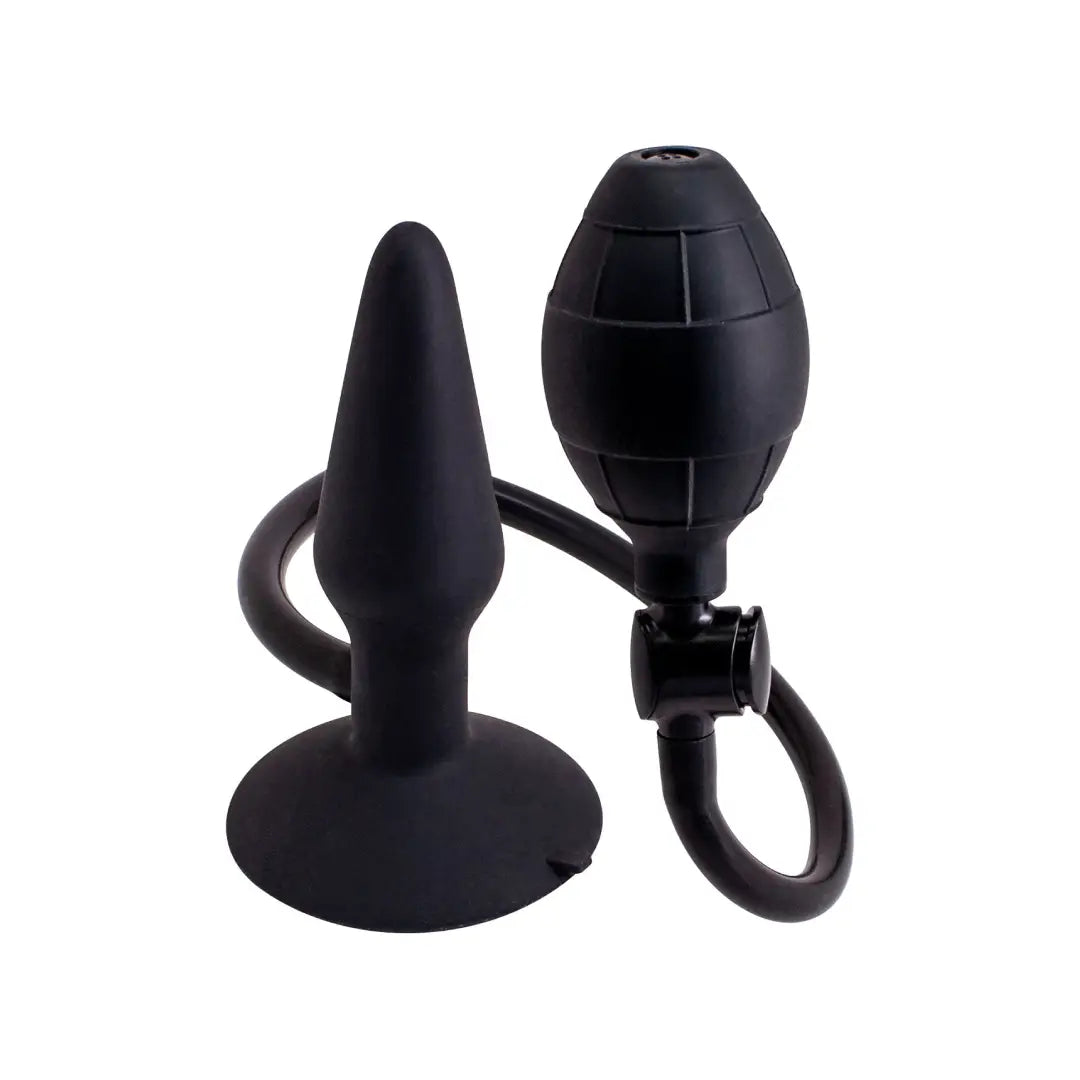 Seven Creations Inflatable Butt Plug φουσκωτό πρωκτικό plug σιλικόνης με χειροκίνητη αντλία μικρό μέγεθος