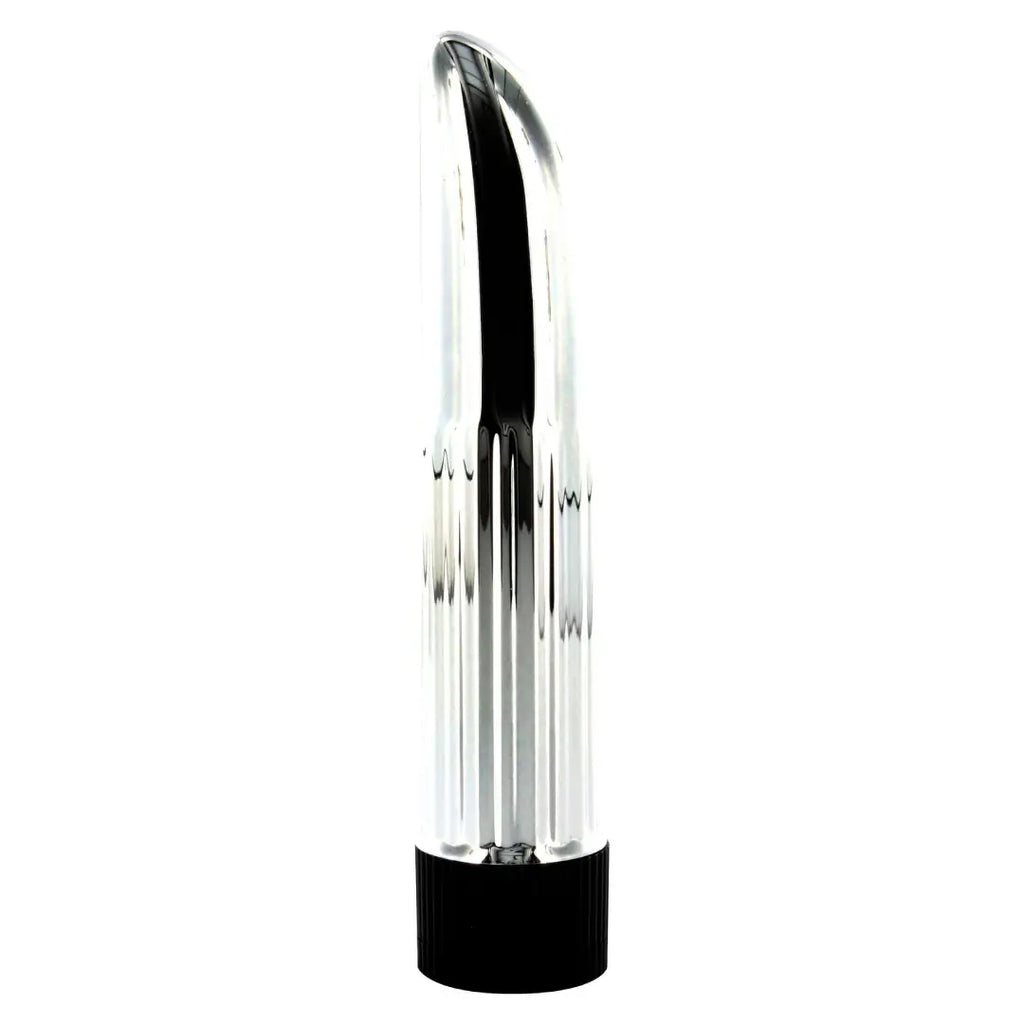 Seven Creations Ladyfinger Mini Vibrator διακριτικός μίνι δονητής από ABS με πολλαπλές ταχύτητες ασημί