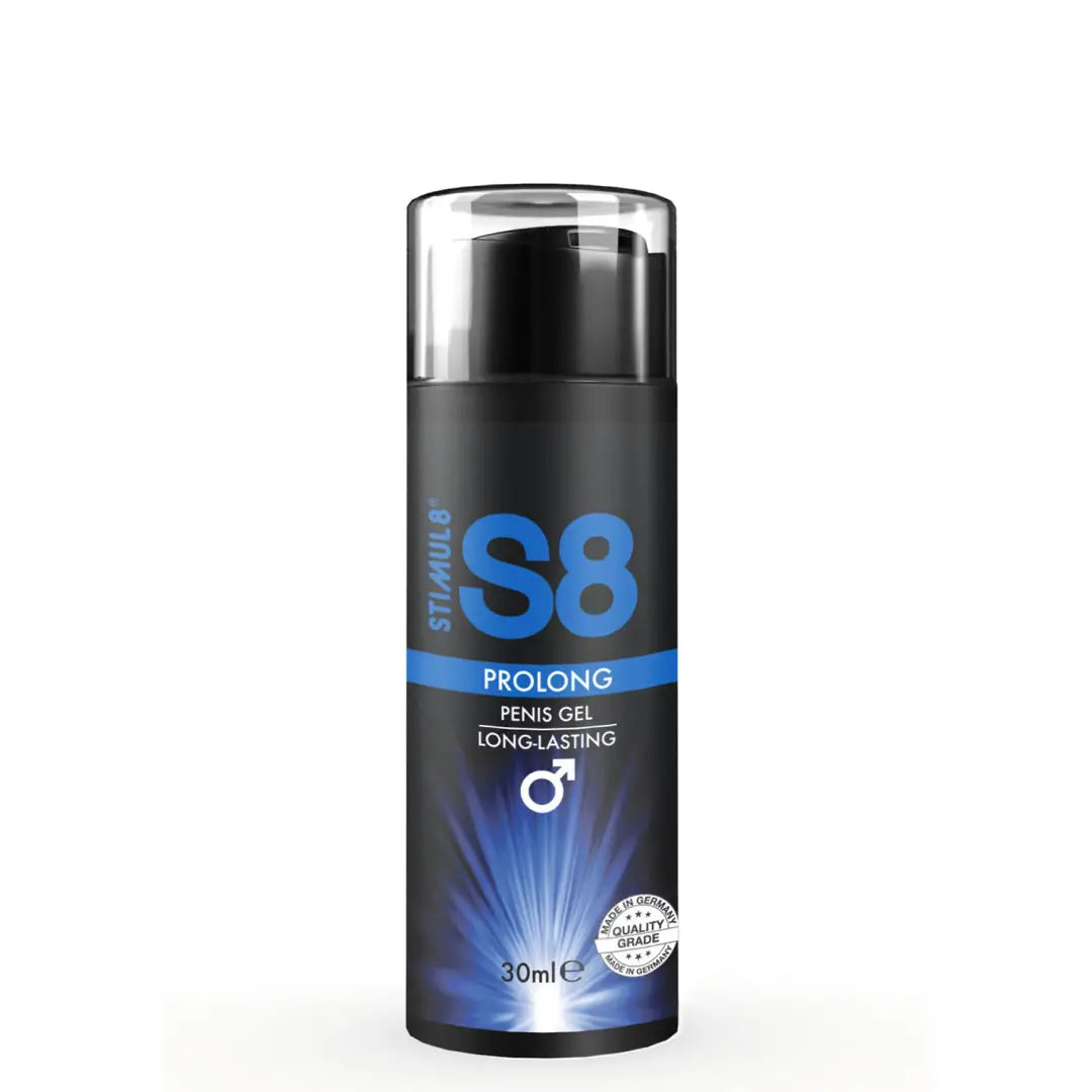 S8 Prolong Gel 50 ml – gel παράτασης διάρκειας και σκληρότητας για άνδρες με δερματολογικά ελεγμένη σύνθεση