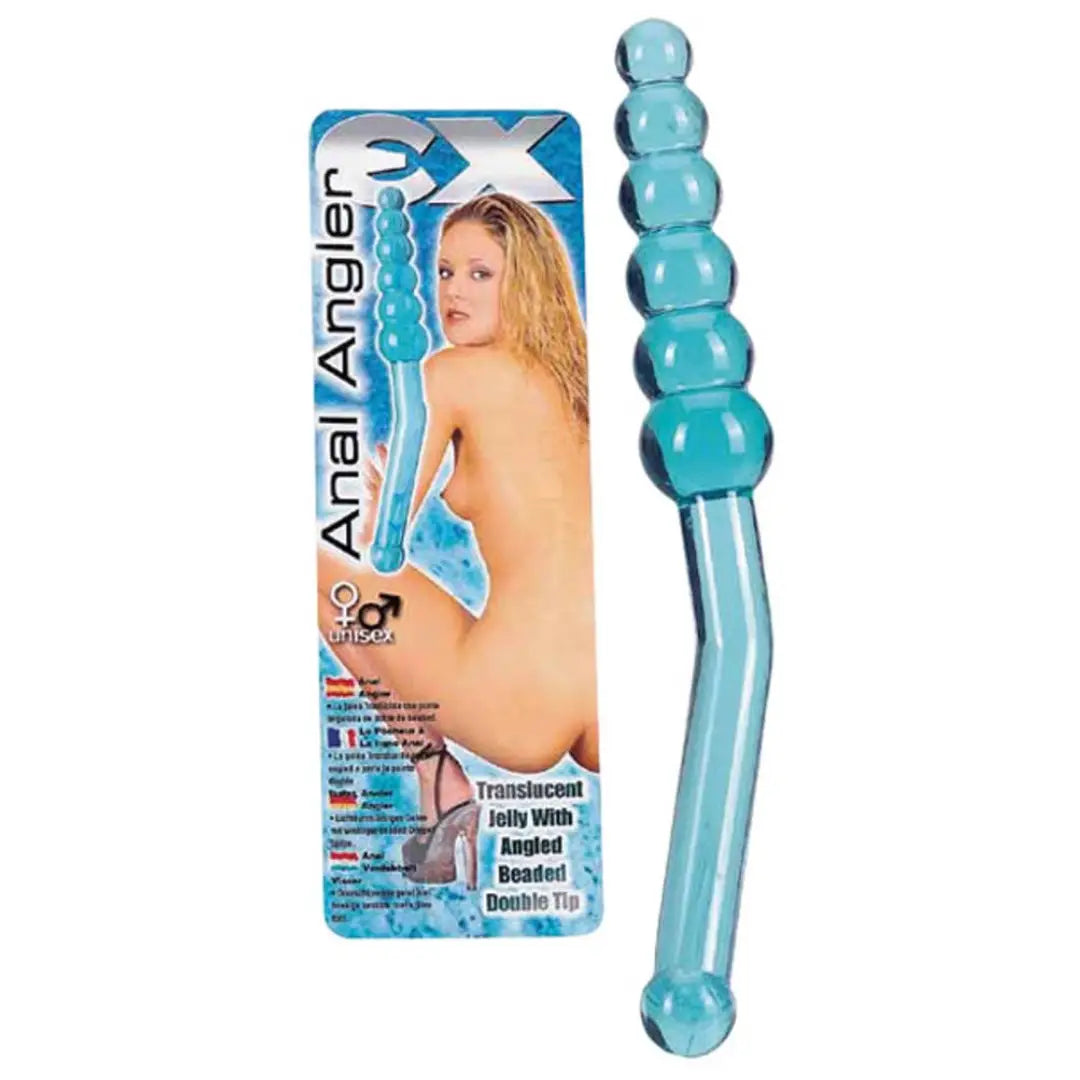 Anal Angler Clear Blue διάφανο μπλε πρωκτικό ερωτικό βοήθημα