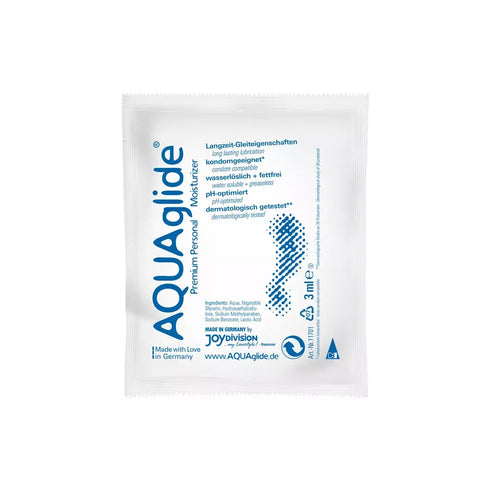AQUAglide Water-Based Lubricant – premium λιπαντικό με βάση το νερό για κολπική, πρωκτική και στοματική χρήση 3ml