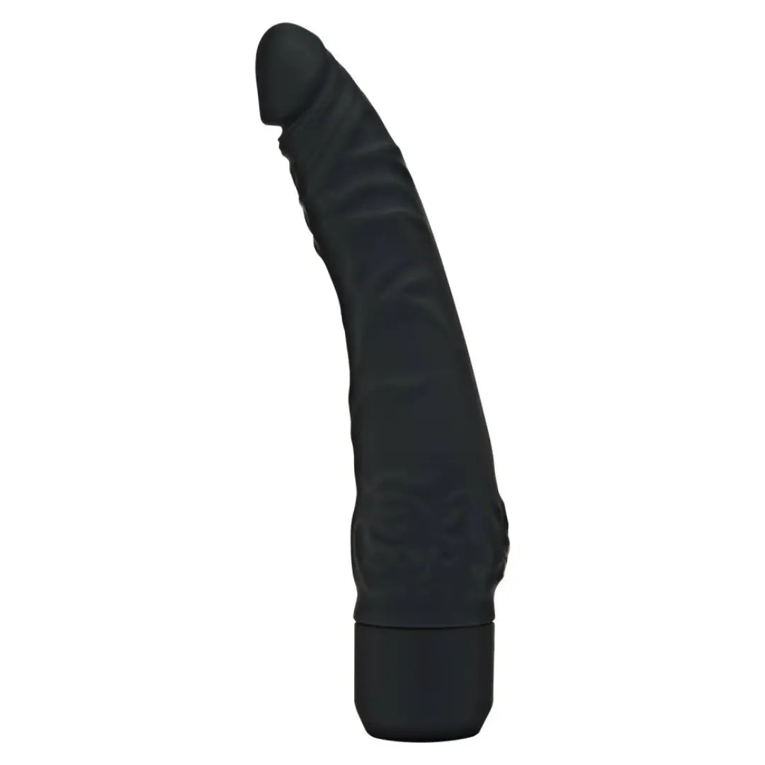 TOYJOY Get Real Classic Slim Vibrator λεπτός ρεαλιστικός δονητής σιλικόνης σε μαύρο χρώμα