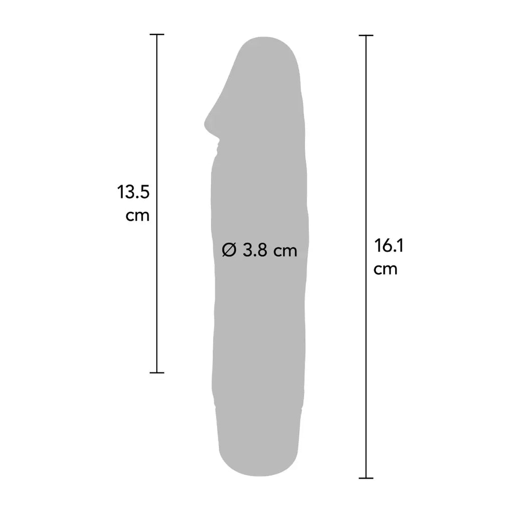 TOYJOY Get Real Classic Mini Vibrator μικρός ρεαλιστικός δονητής σιλικόνης για γυναίκες