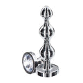 Diamond Star Beads πρωκτικές μπίλιες αλουμινίου με ασημί κόσμημα μικρή σφήνα