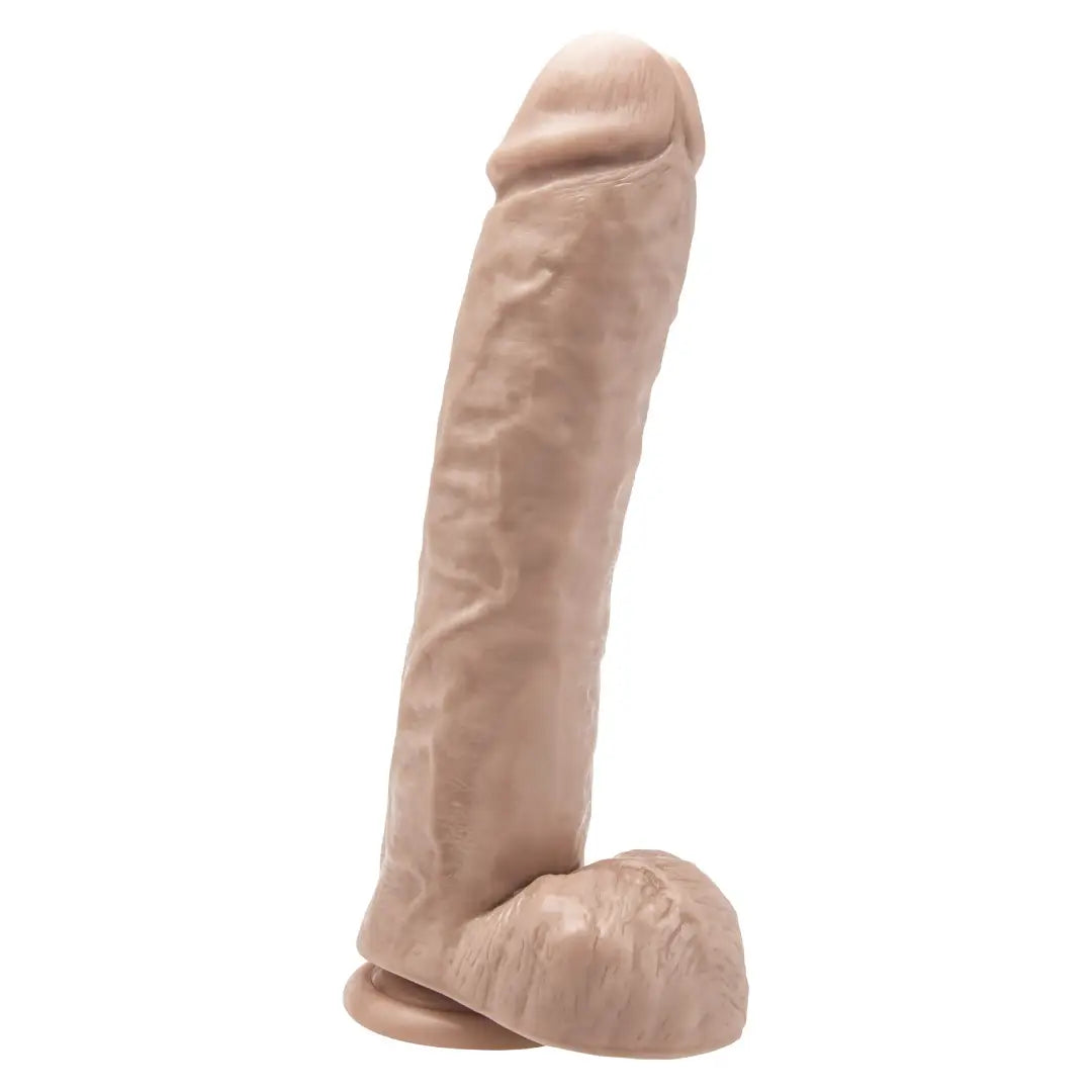 ToyJoy XXL ρεαλιστικό Dildo PVC 28 cm με ισχυρή βεντούζα και βάση για Strap-On σε φυσικό χρώμα