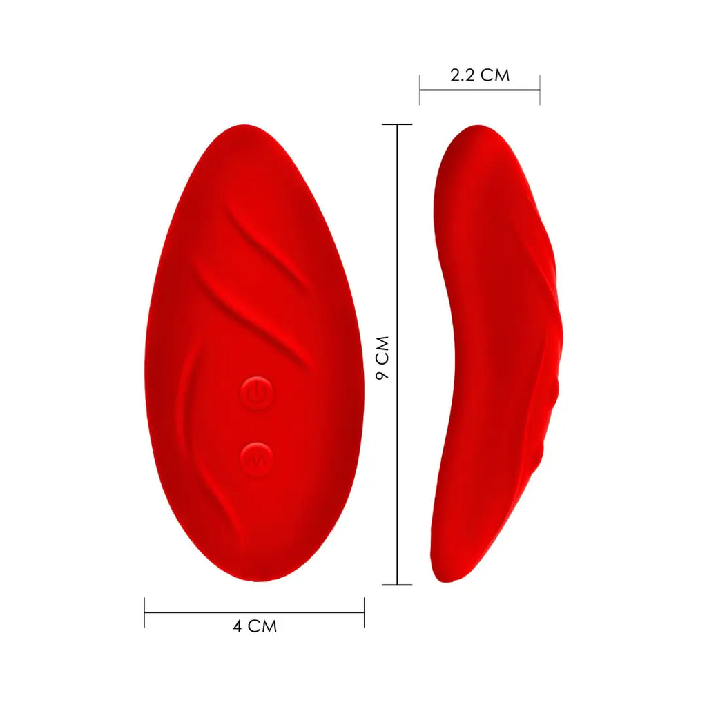 ερωτικό παιχνίδι για γυναίκες TOYJOY Divine Panty Vibrator κόκκινο εσώρουχο με δονητή και τηλεχειριστήριο