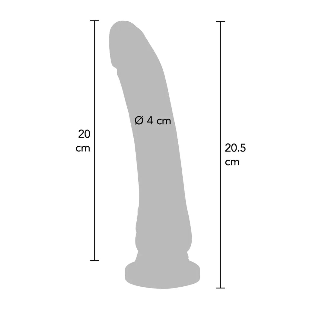ρεαλιστικό ομοίωμα πέους Dong 20,5 cm ρεαλιστικό ομοίωμα πέους με ισχυρή βεντούζα