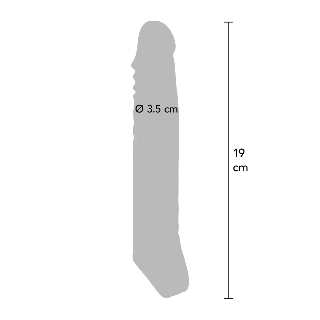 ανδρικό αξεσουάρ TOYJOY Get Real Extension Sleeve Large 19 cm προέκταση πέους TPE