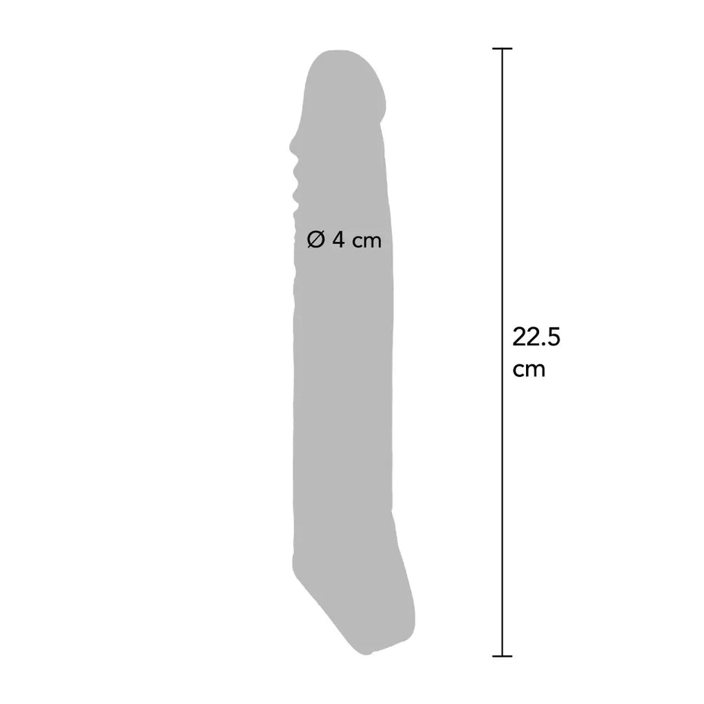 ερωτικό αξεσουάρ για άνδρες TOYJOY Get Real Extension Sleeve XL 22.5 cm προέκταση πέους από ελαστικό TPE