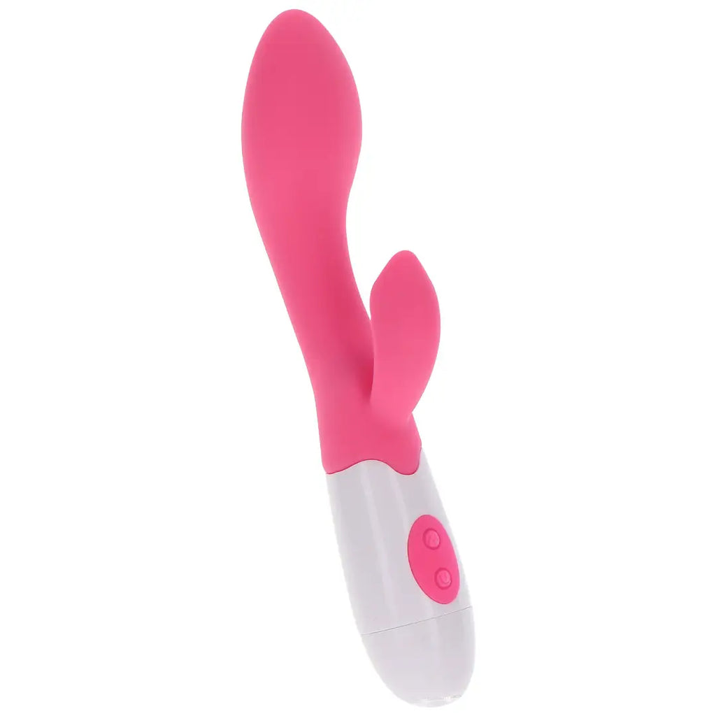 ToyJoy Funky Lover Vibrator από σιλικόνη με κλειτοριδικό διεγέρτη σε ροζ χρώμα