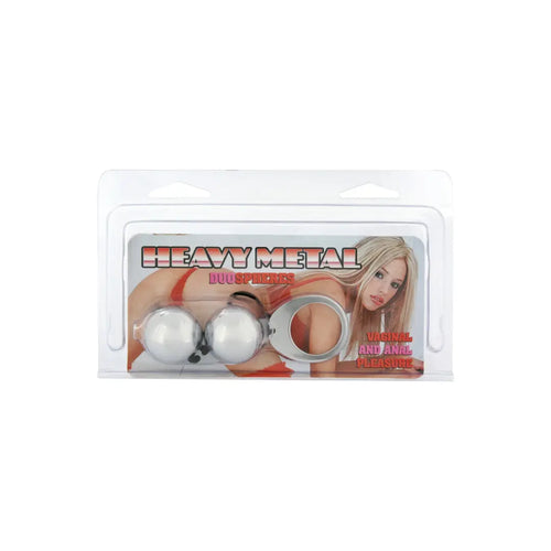 για γυναίκες Seven Creations Heavy Duo Spheres Balls anal beads με βαριές μεταλλικές μπάλες realtoys.gr
