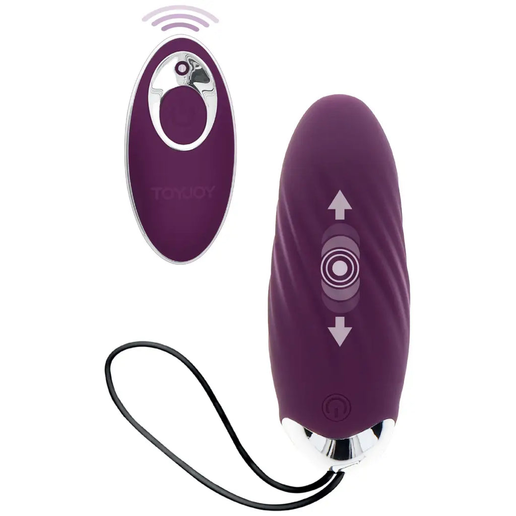 TOYJOY Knock Knock Eggstavagant love egg με τηλεχειριστήριο και 8 λειτουργίες