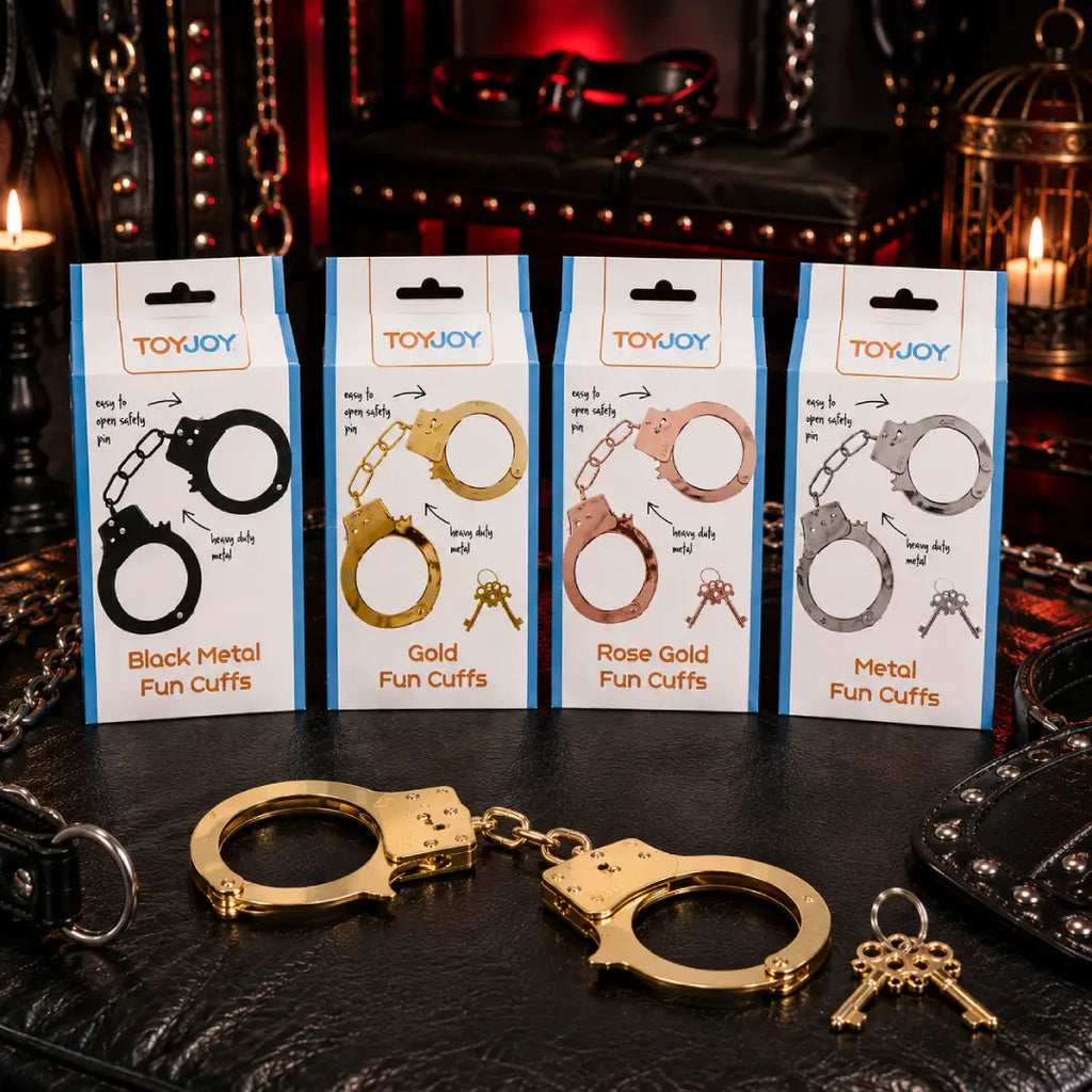 για άνδρες και γυναίκες ToyJoy Metal Handcuffs μεταλλικές χειροπέδες BDSM bondage