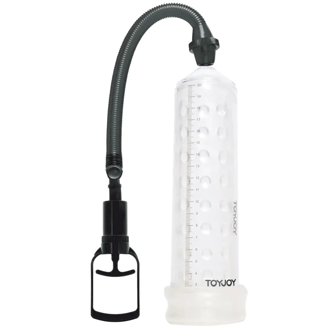 Power Massage Pump With Sleeve αντλία πέους με ρεαλιστικό sleeve 20 cm