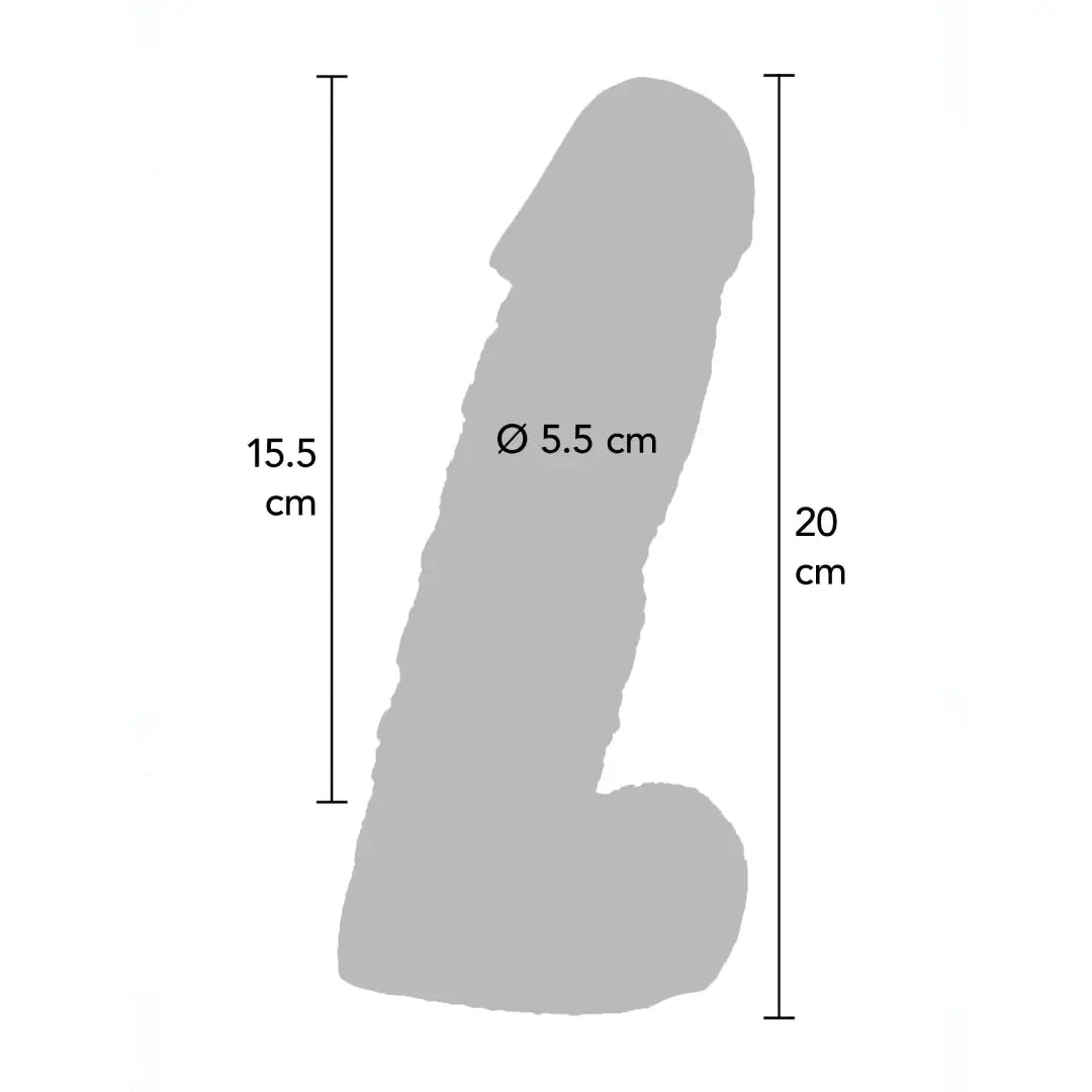 ερωτικό βοήθημα Prince Charming Dong 20 cm ρεαλιστικό ομοίωμα πέους