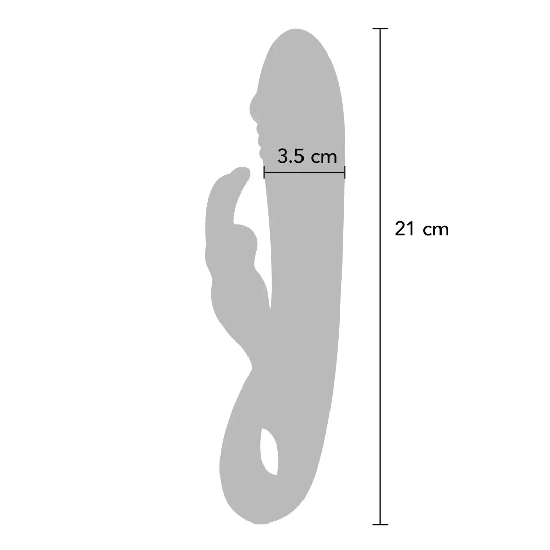 ερωτικό βοήθημα για γυναίκες TOYJOY Taygeta Pleasure Rabbit vibrator, κουνελάκι δονητής με 2 μοτέρ και 10 λειτουργίες δόνησης