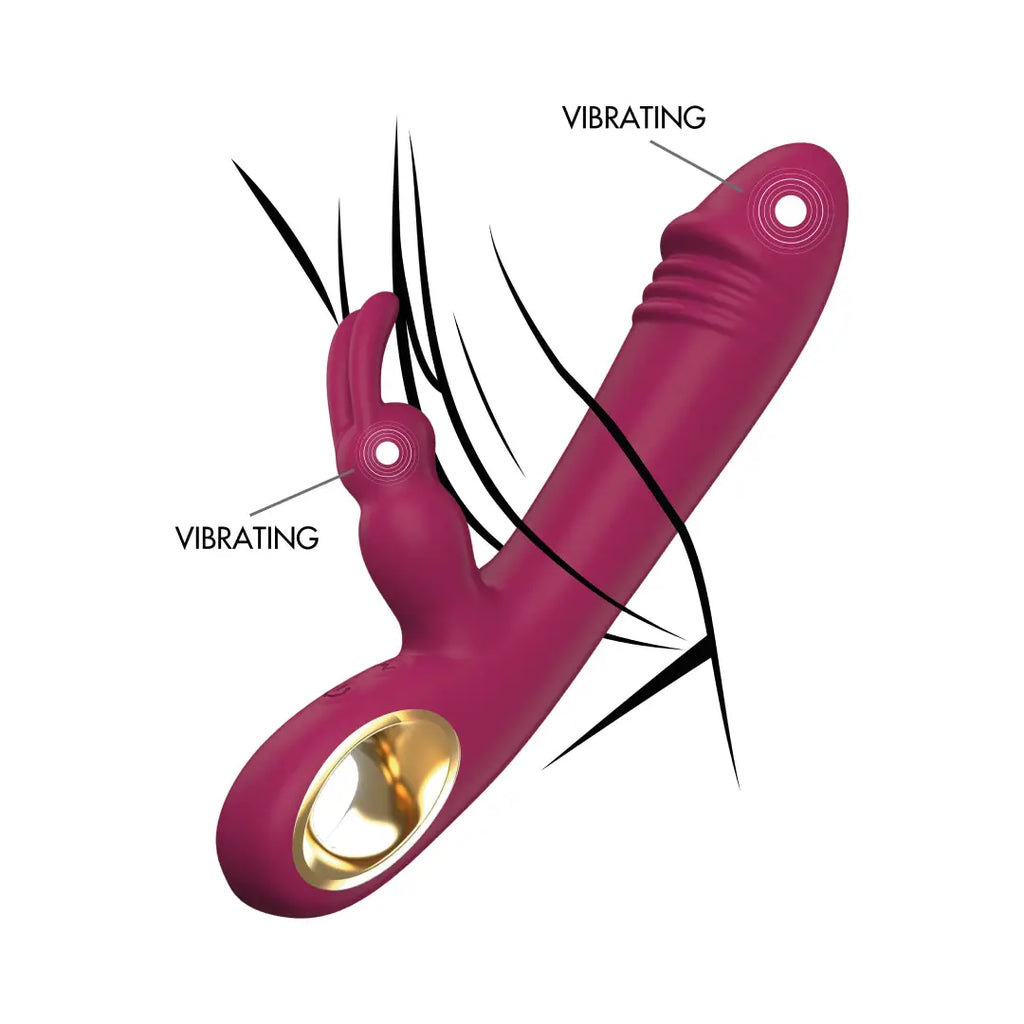 TOYJOY Taygeta Pleasure Rabbit vibrator, κουνελάκι δονητής με 2 μοτέρ και 10 λειτουργίες δόνησης