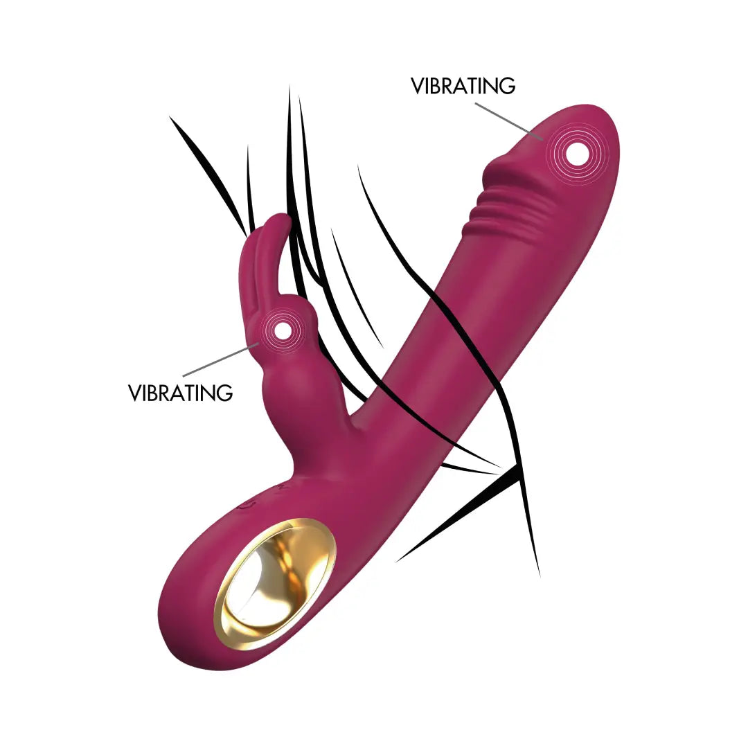 TOYJOY Taygeta Pleasure Rabbit vibrator, κουνελάκι δονητής με 2 μοτέρ και 10 λειτουργίες δόνησης