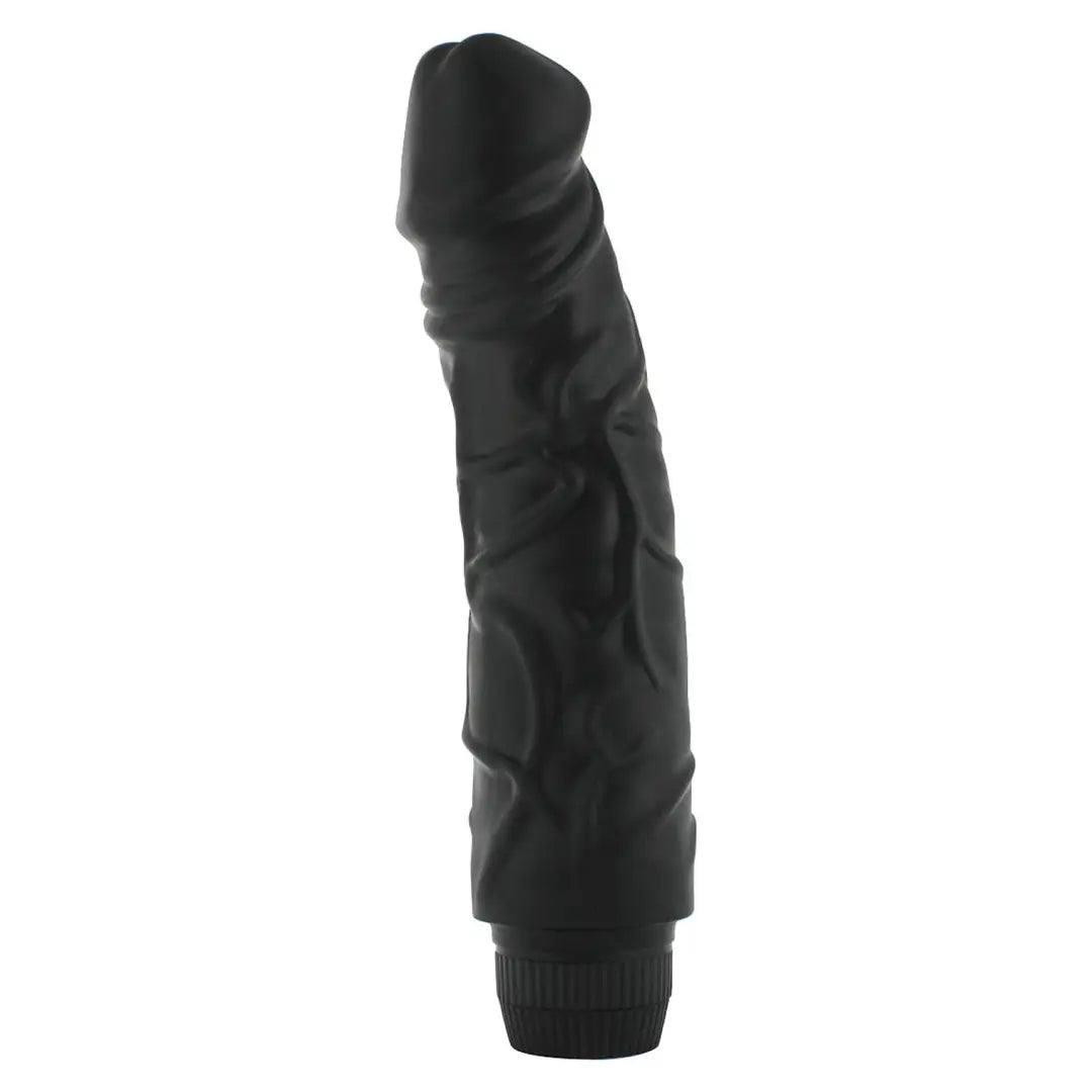 παχύς Seven Creations Pleasures Vibrator 18,3 cm δονητής πολλαπλών ταχυτήτων από PVC και ABS μαύρος